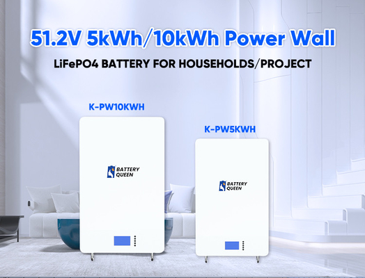 Grade A+ Lifepo4 Battery Power Wall Single Phase 48V 100ah 200ah 5kwh 10kwh