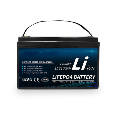 12V 100ah Completed Pack BMS Lithium Lifepo4 Battery For EV Solar