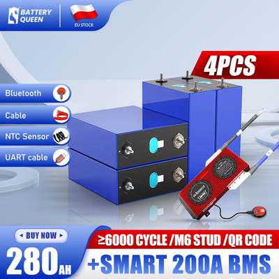 New Ev 280Ah Lifepo4 Lfp 3.2V Cells Battery  Grade A With Qr Code For Ebike