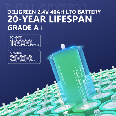 Deligreen 8C Fast Charge LTO 40Ah 48V 4.8Kw Lithium Ion Battery For E-Bus And Rv