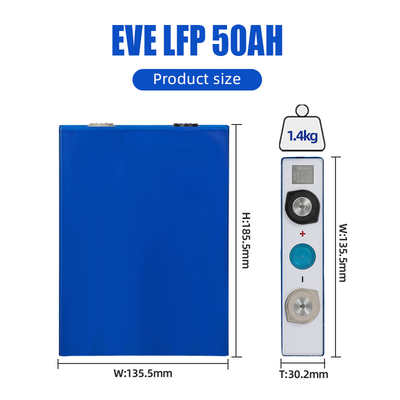Pl/Us Warehouse in stock Grade A Ev 50Ah Lf280K 3500 Cycle Cell 3.2V Prismatic Battery Cell For Rv Power Solar Energy