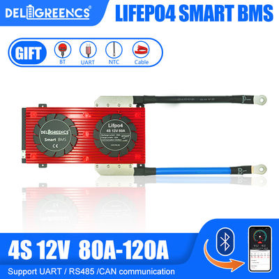 NMC Smart Hardware BMS 4S 12V 80A For Lithium Battery Bluetooth RS485 CAN PCB