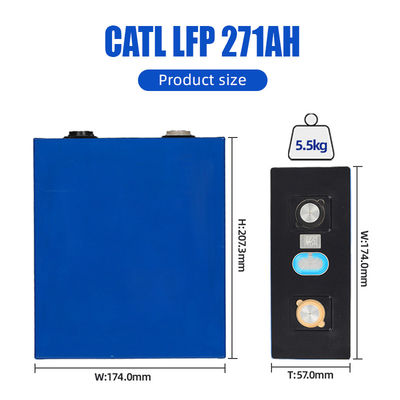 US Warehouse In Stock Grade A CATL 271AH 3.2V Lithium iron Phosphate Battery Lifepo4 Solar Battery