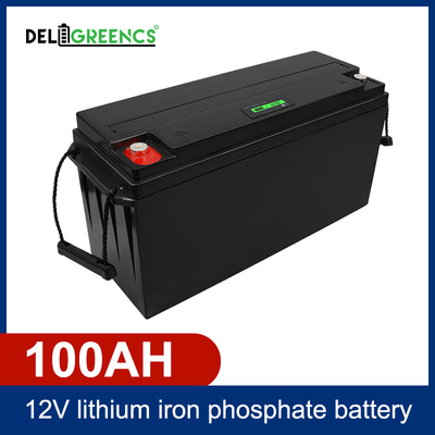 Deep Cycle 12V 100AH LifePO4 Battery For Solar Energy System Power Station