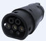 Single Phase 2000V 32A Type 2 To Type 1 Ev Adapter